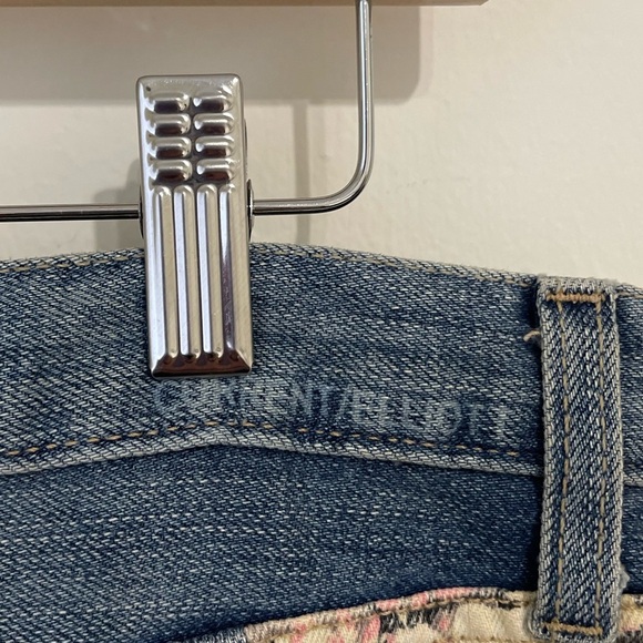 Current/Elliott The uneven original straight floral jeans - Picture 6 of 11
